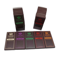 Boîtes de chocolat au lait et présentoirs de chocolats avec lignes perforées