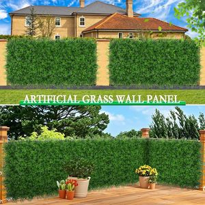 Paneles de Pared de Césped <span class=keywords><strong>Artificial</strong></span>, Paneles de <span class=keywords><strong>Seto</strong></span> de Boj, Pantalla de Privacidad, Decoración de Pared Verde con Protección UV para Jardín, Interior y Exterior - Product Image 6