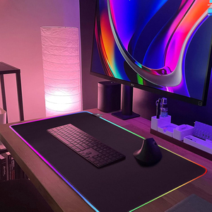 Tapis de souris de jeu RGB 3mm d'épaisseur Tapis de bureau carré en caoutchouc pour sublimation par transfert de chaleur <span class=keywords><strong>PC</strong></span> - Product Image 1