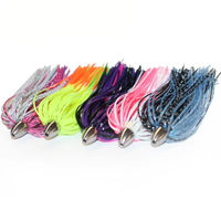 Leurre Kingfish Duster, Jupe Bleu/Chartreuse/Argent, Tête 1/8 oz (3,5 g), 2,5 po (6,35 cm)