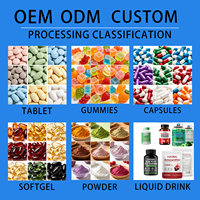Capsules de vitamines personnalisées en usine, soutien immunitaire, santé intestinale, extrait d'herbes, OEM/ODM pour adultes, non destiné aux femmes enceintes