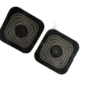 Tampons d'électrode 5*5cm <span class=keywords><strong>patch</strong></span> de Gel auto-adhésif bouton pression magnétique Ag/agcl tampons d'électrode Ecg jetables tampons électro de remplacement - Product Image 3