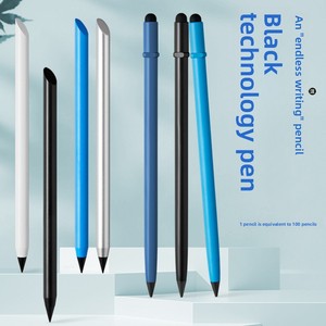 Crayon métallique haute qualité, sans encre, écriture fluide, technologie noire de pointe, stylo éternel sans tailleur - Product Image 2