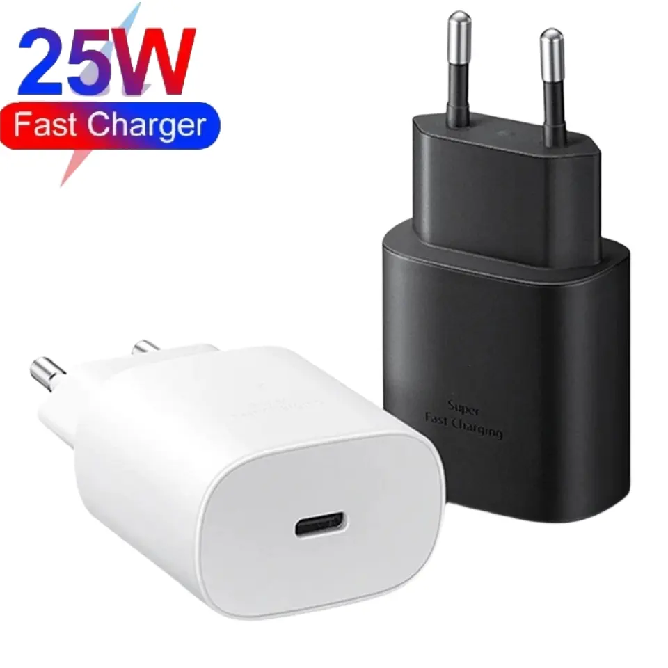 25W USB Type C PD Adaptateur de charge super rapide Type-C PD Quick Wall Charger power Pour Samsung Galaxy S24 S23 Note Iphone 15 13