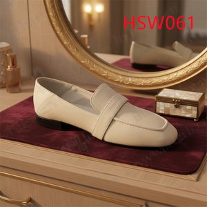 LXG, la mejor fábrica de China, artesanía excepcional, zapatos náuticos de cuero genuino para mujer, suela de goma antideslizante, zapatos casuales tipo mocasín HSW061 - Product Image 2