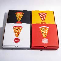 Boîtes à pizza en papier ultra-résistantes, pliables rapidement, durables, pour emporter, personnalisées, fabricant de boîtes à pizza