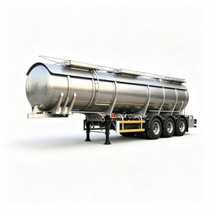 Semi-remorque citerne chimique robuste de 40 000 L pour le transport d'ammoniac et d'eau pour liquides industriels corrosifs – Grande capacité - Product Image 1