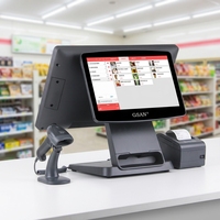 Sistema POS de Doble Pantalla Personalizado, Core I5, Windows, Terminal Punto de Venta Táctil de 15.6'' con Pantalla para el Cliente