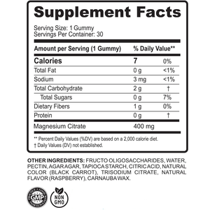 Etrun nhãn hiệu riêng magiê Glycinate Citrate Gummies đường thấp sức mạnh cao tự nhiên làm dịu Thúc đẩy sức khỏe giấc ngủ hỗ trợ - Product Image 4