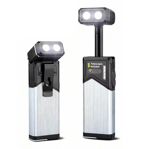 New Style High Brightness Adjustable <b>LED</b> <b>Rechargeable</b> Portable IP44 Rated Camping Telescopic Rotatable Work <b>Light</b> Flashlight - Product Image 1