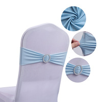Nœuds élastiques pour chaises avec boucle de fixation pour dossier, pour décoration de mariage, fête, événement, anniversaire, banquet, extensibles