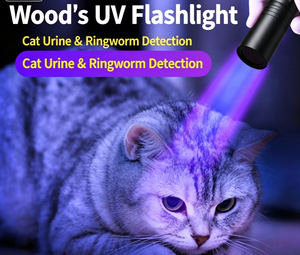 Linterna UV de 365nm, Linterna Portátil de Aleación de Aluminio, Lente de Cuarzo con Filtro Negro, Certificación CE, para Orina de Mascotas, Hongos en la Piel, Detección de Jade - Product Image 3