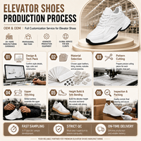 Sepatu Peninggi Badan Pria Model Sneaker Empuk dan Nyaman dengan Traksi Kuat dari Factory Outlet