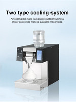 Máquina de hielo de nieve de leche completamente automática Máquina de hacer hielo de copo de nieve comercial Máquina coreana Kakigori Bingsu