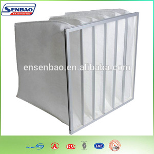 F5 Túi bộ lọc không khí HEPA có thể giặt AHU Túi bộ lọc trung cấp sợi tổng hợp Điều kiện Mới - Product Image 4