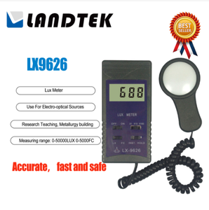 LANDTEK LX9626 <span class=keywords><strong>Meter</strong></span> <span class=keywords><strong>Lux</strong></span> digunakan untuk sumber elektro-optik penelitian pengajaran metalurgi bangunan dan kontrol pencahayaan - Product Image 2