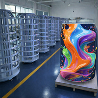 Pantalla LED Creativa para Interiores y Exteriores BOSHUO, Módulo Flexible con Forma Especial, Pantalla LED Publicitaria para Latas y Botellas de Cerveza