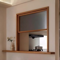 Ventanas Corredizas de Aluminio Premium Resistentes a la Oxidación con Vidrio de Baja Emisividad para Cocina, Patio, Villa, Casa Residencial Moderna
