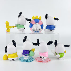 7pcs/set Wholesale Mini Anime Action Figures Pochacco Car Cake Baking Decoration Doll Ornament Cake <b>Blind</b> Box Toy - Product Image 5