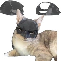 Gros Grand Chat Cosplay Accessoires-Chat Halloween Masque + Funny Cat Costumes pour Pet Halloween Parties