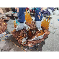 Figure d'action de film grandeur nature en résine de fibre de verre Dragon Ball Dessin animé Anime Sculpture en résine Vegeta