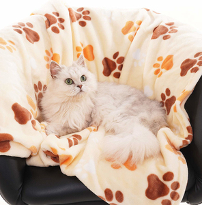 الكلمة الحيوانات الأليفة بطانية الكلب البطانيات الفانيلا النوم حصيرة السرير غطاء مع باو طباعة بطانية ناعمة لالهريسة جرو الحيوانات الصغيرة - Product Image 2