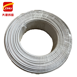 Câble Plat 6242Y <span class=keywords><strong>BVVB</strong></span> 2*2.5 300/500 450/750V, 2 Conducteurs en Cuivre, Isolation PVC, Gaine PVC, Pour Installation Domestique, Blanc ou Terre - Product Image 6