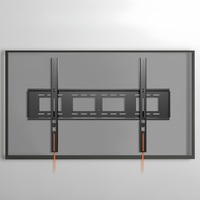 Soporte de Pared para TV de Acero Resistente con Capacidad de Carga de 100 kg para Pantallas de 50-100 Pulgadas