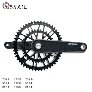 Bộ trục xe đạp leo núi SNAIL FC-TM400-2 MTB 12S/11S/10S bằng sợi <span class=keywords><strong>carbon</strong></span>, đĩa líp hợp kim 53/39T52/36T, đĩa líp BMX 50/34T bán buôn - Product Image 1