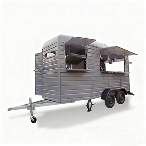 Carrito de Comida Móvil de Acero Inoxidable Personalizable de Fábrica con 4 Ruedas y Unidad de Refrigeración para Venta Ambulante de Comida Rápida, Helados y Hot Dogs - Product Image 5