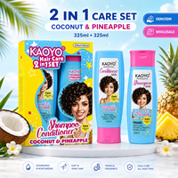 Set de Champú y Acondicionador 2 en 1 de Coco, Control de Grasa, Anti-Frizz, Suavizante para el Cabello, Venta al Por Mayor de Fábrica OEM