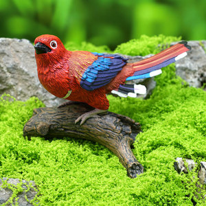 Serie de aves voladoras de PVC transfronterizas: Adornos cognitivos para niños (Cuco, Pájaro carpintero, Agapornis, Pájaro relojero) - Product Image 2
