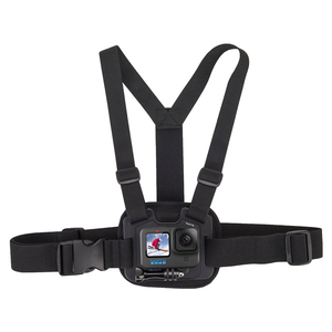 Suptig Nouveaux accessoires de montage de caméra d'action pour DJI / <span class=keywords><strong>Go</strong></span> <span class=keywords><strong>Pro</strong></span> / Insta360 Sangle de poitrine de gilet à dégagement rapide réglable - Product Image 1