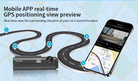 Caméra embarquée double objectif 4K HD Premium avec vision nocturne supérieure, GPS, WiFi et contrôle par application 25MP