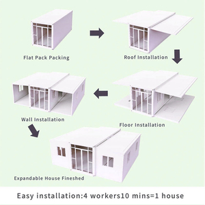 <span class=keywords><strong>Installation</strong></span> rapide HJ facile à assembler Structure de conteneur pliable en acier moderne - Product Image 5