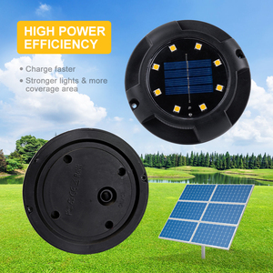 Độ sáng cao không thấm nước RGB IP54 600mAh pin rơm đèn 1 Wát pp + ps LED năng lượng mặt trời cảnh quan ánh sáng - Product Image 3