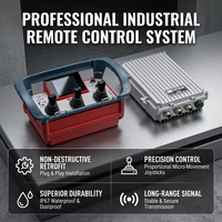 Control Remoto por Radio para Bomba de Concreto Metálica Automática con Seguridad Mejorada, Alcance de 500M, Parada de Emergencia, Sistemas Hidráulicos, IP65 Impermeable