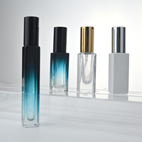 Flacons de parfum rechargeables Mub à fond épais, vintage, 8 ml, mini, ronds et carrés, transparents, échantillons de qualité en verre de 8 ml