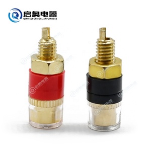 Hifi khuếch đại tinh khiết đồng mạ vàng ràng buộc bài vật liệu đồng thau Loa thiết bị đầu cuối kết nối với ổ cắm chuối - Product Image 3