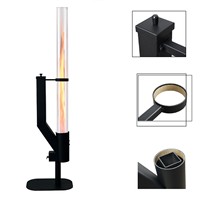 Chauffage extérieur à granulés pour patio, foyer de camping en acier, poêle à granulés de bois, réchaud fusée à granulés pour fêtes de jardin