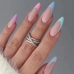 24 piezas de lujo hecho a mano larga prensa en las <span class=keywords><strong>uñas</strong></span> <span class=keywords><strong>mate</strong></span> desnudo <span class=keywords><strong>Rosa</strong></span> ataúd bailarina cubierta completa puntas de <span class=keywords><strong>uñas</strong></span> postizas DIY acrílico <span class=keywords><strong>uñas</strong></span> postizas - Product Image 2