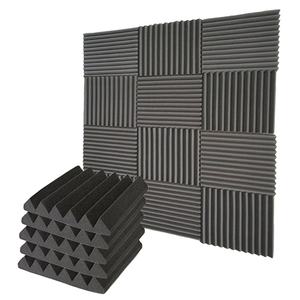 Factory Direct Wedge Shape Fireproof Acoustic Sponge Foam Panel Option for Acoustic Panels - Product Image 1