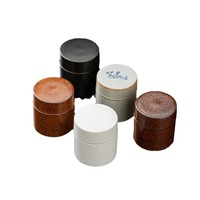 Pot de rangement en céramique brûlée Jiutian, design chinois minimaliste, cadeau d'affaires pour petits objets et médicaments
