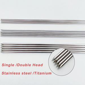 Instrumentos ortopédicos veterinarios de acero inoxidable de una sola cabeza TitaniumSteel Kirschner Wire 10 pcs/<span class=keywords><strong>set</strong></span> Juego de instrumentos quirúrgicos generales - Product Image 5