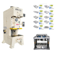 Presse à poinçonner mécanique de 80 tonnes, machine à cadre en C, moteur, pompe, ligne de production de contenants en aluminium, certifiée CE