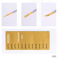 QianLi 009 Pisau Multifungsi Original untuk Perbaikan iPhone, Penghapus Lem Chip IC CPU, Pisau Tipis, Set Alat Perbaikan Motherboard