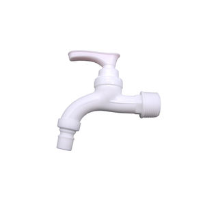 China Water Faucet Manufacturer ABS <b>Plastic</b> <b>Kitchen</b> Sink Faucet DN20 Streamline Design Bibcock Water Tap - Product Image 2