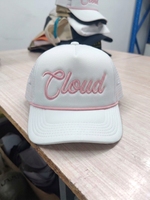 Casquette Trucker 5 Panneaux Personnalisable avec Logo, en Mousse et Toile, Style Hip Hop, Casquette de Baseball Jaune, Vente en Gros, Fabrication Directe OEM