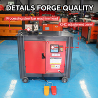 En stock : Cintreuse à étriers CNC robuste GF28 3 kW pour la transformation des barres d'armature en acier rond pour le renforcement des tunnels et des conduites