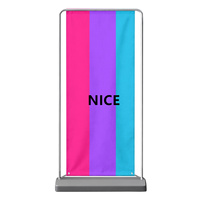 Bannière personnalisée en polyester à motif Androgyne Arc-en-ciel Gay pour photomaton, idéale pour la décoration de studio photo et l'affichage d'événements festifs